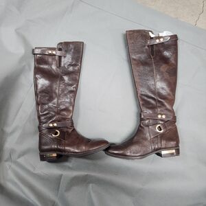 Vince Camuto Brown Knee High Boots